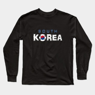 south korea, korean soccer Long Sleeve T-Shirt